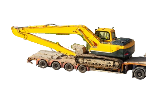 Transporte de maquinaria, Servicio chalanes low boy
